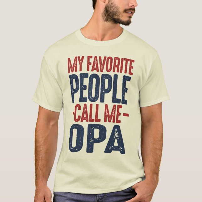 Geschenk für Opa T-Shirt (Vorderseite)