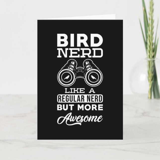 Geschenk für Ornithologen Karte (Vorderseite)