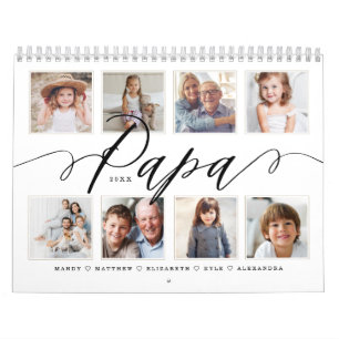 Geschenk für Papa  Enkelkinder Fotos Kalender
