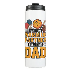 Geschenk für Papa - Lustiges sportliches Papa-Desi Thermosbecher
