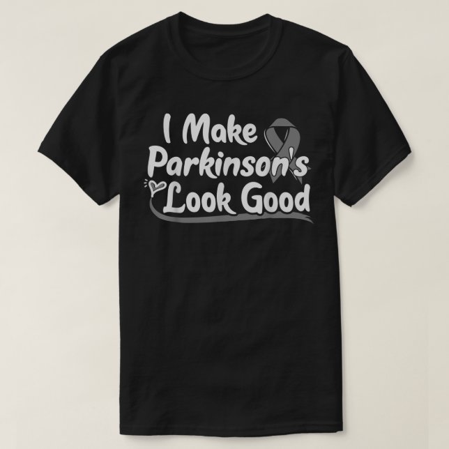 Geschenk für Parkinson-Krankheit Patienten Grau Be T-Shirt (Design vorne)