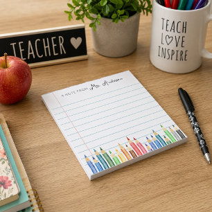 Geschenk für personalisiert Stationery Notepad Leh Notizblock
