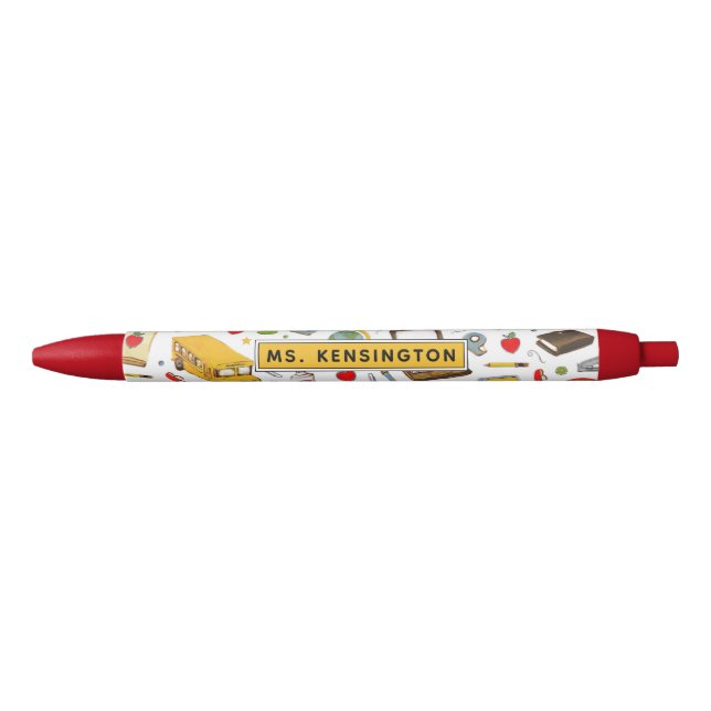 Geschenk für personalisierte Lehrer Kugelschreiber (Vorderseite)