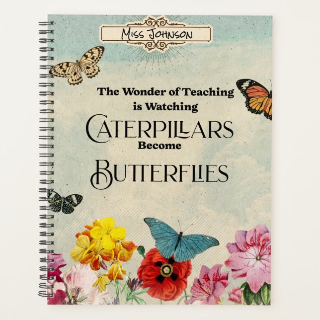 Geschenk für Personalisierte Lehrer Planer (Vorderseite)