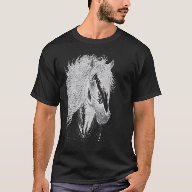Geschenk für Pferdeausritte T-Shirt (Vorderseite)