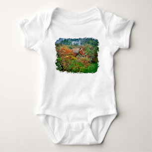 Geschenk für Pferdefreunde Baby Strampler