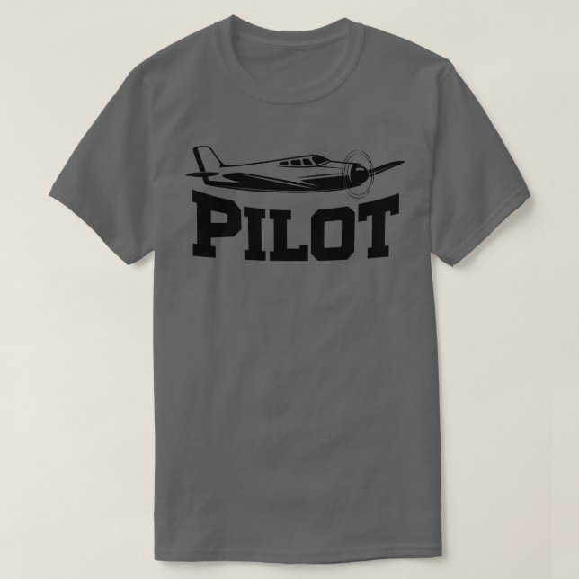 Geschenk für Piloten T-Shirt (Design vorne)