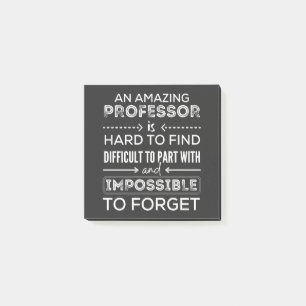 Geschenk für Professor, Professor Geschenk Post-it Klebezettel