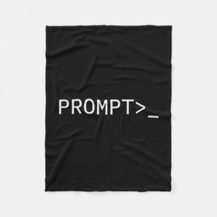 Geschenk für Prompt-Coder für AI-Prompt-Ingenieur Fleecedecke