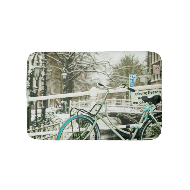 Geschenk für Radfahrer Badematte (Vorderseite)