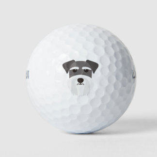 Geschenk für Schnauzer Golfball