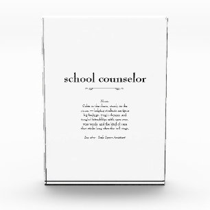 Geschenk für Schulberater Definition Fotoblock