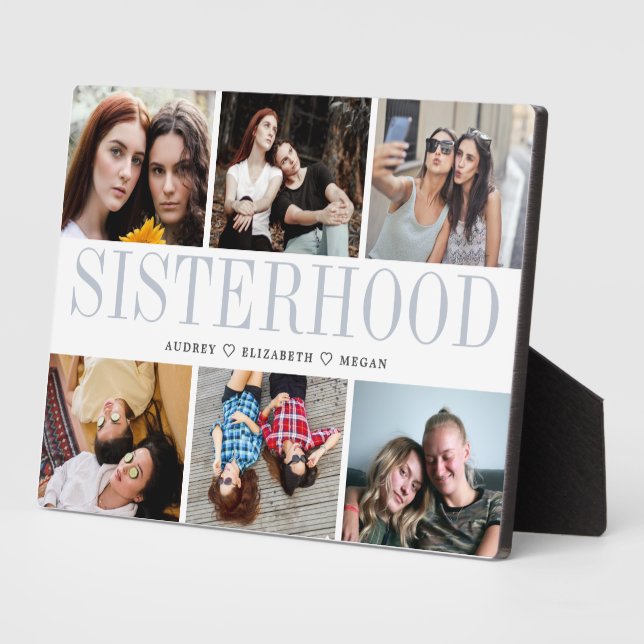 Geschenk für Schwestern - Fotosammlung Fotoplatte (Seite)