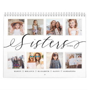 Geschenk für Schwestern Schwestern machen die be Kalender