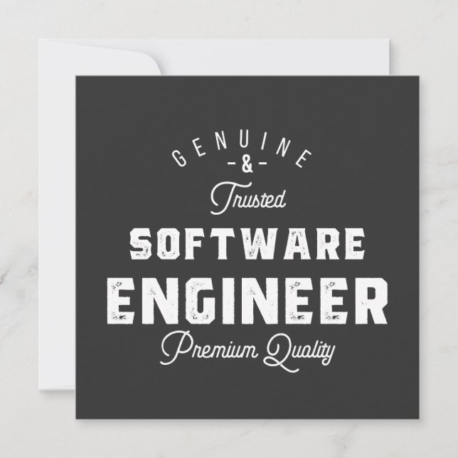 Geschenk für Softwareentwickler Einladung (Vorderseite)