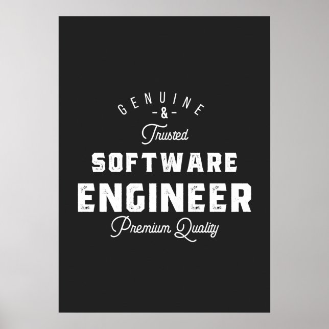 Geschenk für Softwareentwickler Poster (Vorne)