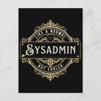 Geschenk für Sysadmin-Job - Sysadmin-Geschäft  Postkarte