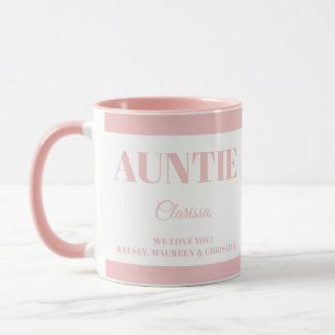 Geschenk für Tante mit Namen Tasse