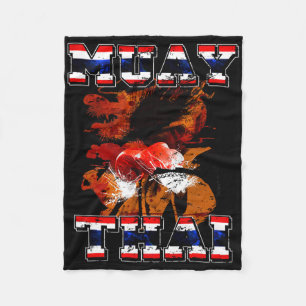 Geschenk für thailändischen Boxkämpfer Thailand Mu Fleecedecke