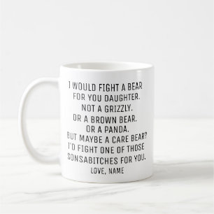 Geschenk für Tochter, lustiges individuelles Gesch Kaffeetasse