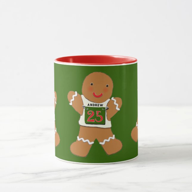 Geschenk für Track und Field Runner Tasse (Zentrum)