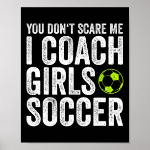 Geschenk für Trainer Du jagst mir keine Angst ein Poster