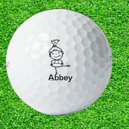 Geschenk für Vater Doodle Stangen Leute Golfball