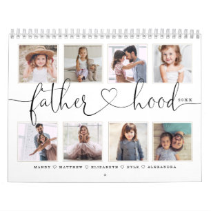 Geschenk für Vater  Foto der Erinnerungen der Vat Kalender