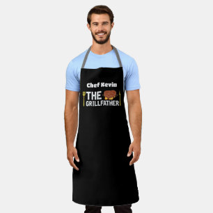 Geschenk für Vater Individuelle Name Vater's Day G Schürze