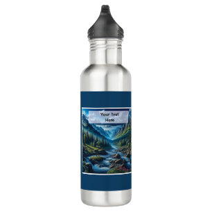 Geschenk für Vater mit benutzerdefinierten Textgeb Edelstahlflasche