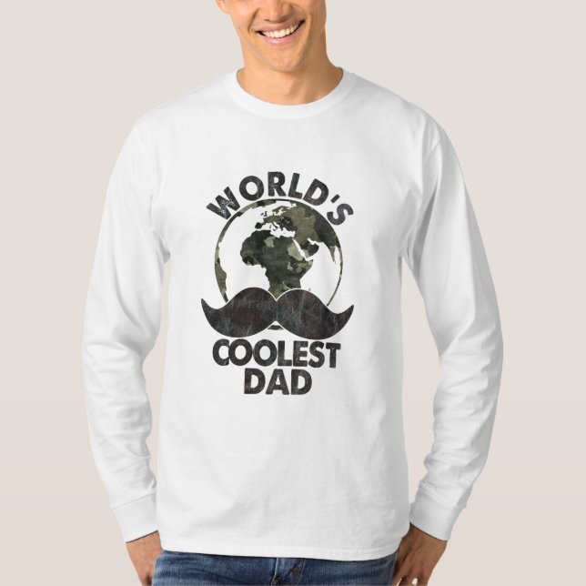 Geschenk für Vater | Schwarzes Papa-Shirt | Gesche T-Shirt (Vorderseite)
