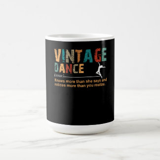 Geschenk für Vintage-Tanzliebhaber Kaffeetasse