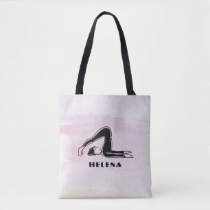 Geschenk für Yoga-Pilates-Liebhaber Personalisier Tasche