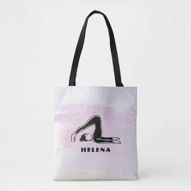 Geschenk für Yoga-Pilates-Liebhaber Personalisiert Tasche (Vorderseite)