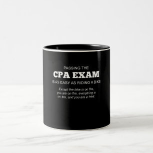 Geschenk für zertifizierte öffentliche Wirtschaf Zweifarbige Tasse