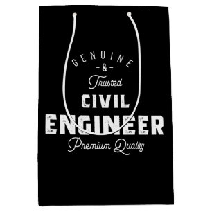 Geschenk für Zivile Ingenieure Mittlere Geschenktüte
