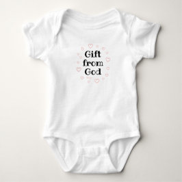 Geschenk Gottes, religiöses Baby Geschenk, Unisex Baby Strampler