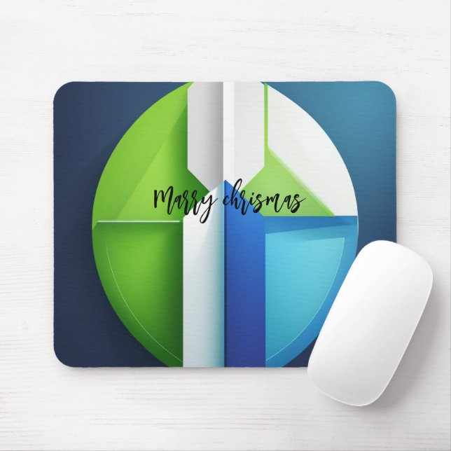 Geschenk Haroon Modern Chrisam 3D Foto Grid Mouse  Mousepad (Mit Mouse)