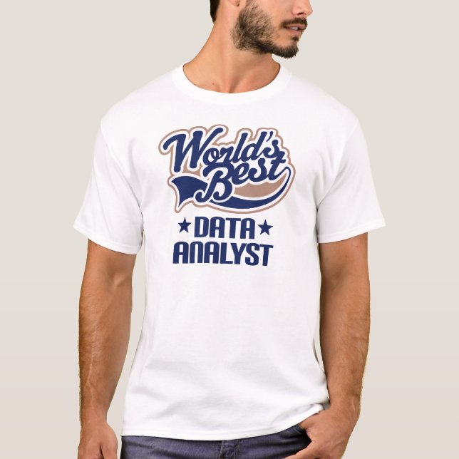 Geschenk-Idee für Daten-Analytiker (Welten am T-Shirt (Vorderseite)