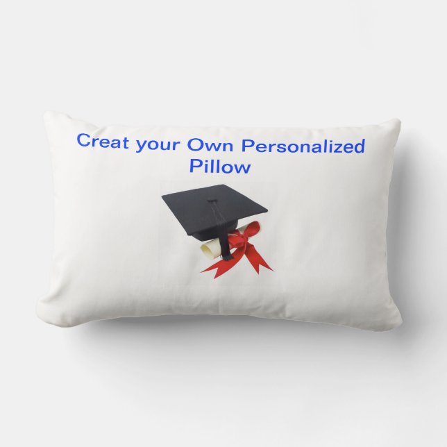 Geschenk-Idee Personlized 13" " Abschluss des Lendenkissen (Vorderseite)
