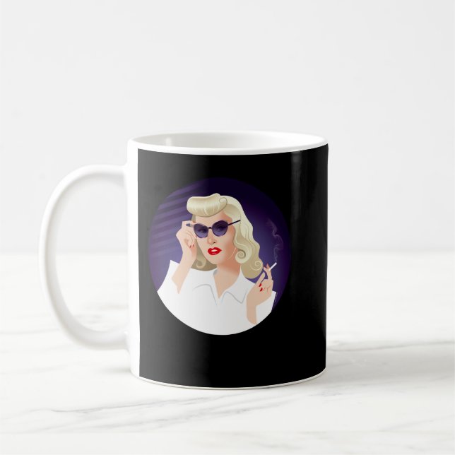 Geschenk Idee Stanwyck Drama Barbara Schauspieleri Kaffeetasse (Links)