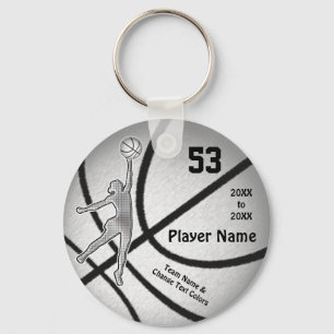 Geschenk-Ideen für Mädchen-Basketball-Team, Schlüsselanhänger