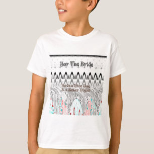 Geschenk-Kunstblatt zur Brautparty T-Shirt