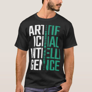 Geschenk künstlicher Intelligenz - Futuristischer T-Shirt