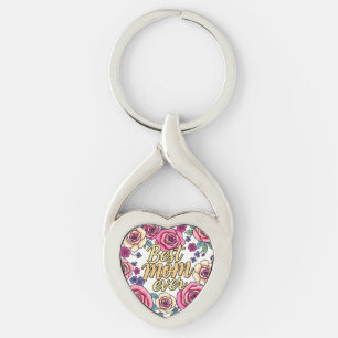 Geschenk Luxus Floral Modern Collection Schlüsselanhänger