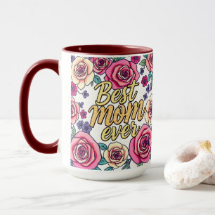 Geschenk Luxus Floral Modern Collection Tasse