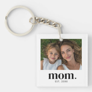 Geschenk mit Foto für Mama zum Gründungstag  Schlüsselanhänger