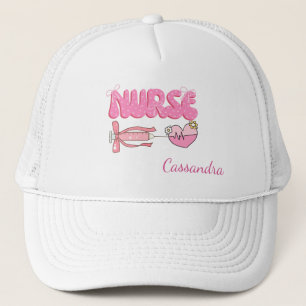 Geschenk mit Namen für Schüler der Krankenpflegesc Truckerkappe