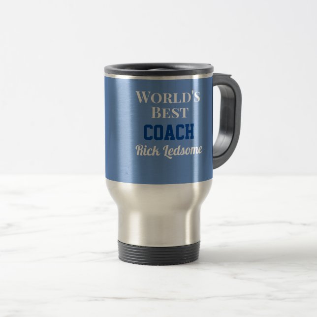 Geschenk nach Maß! Der beste Reisebus der Welt Reisebecher (VorderseiteRechts)