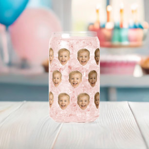 Geschenk nach Maß, Personalisiertes Gesicht, Foto, Dosenglas